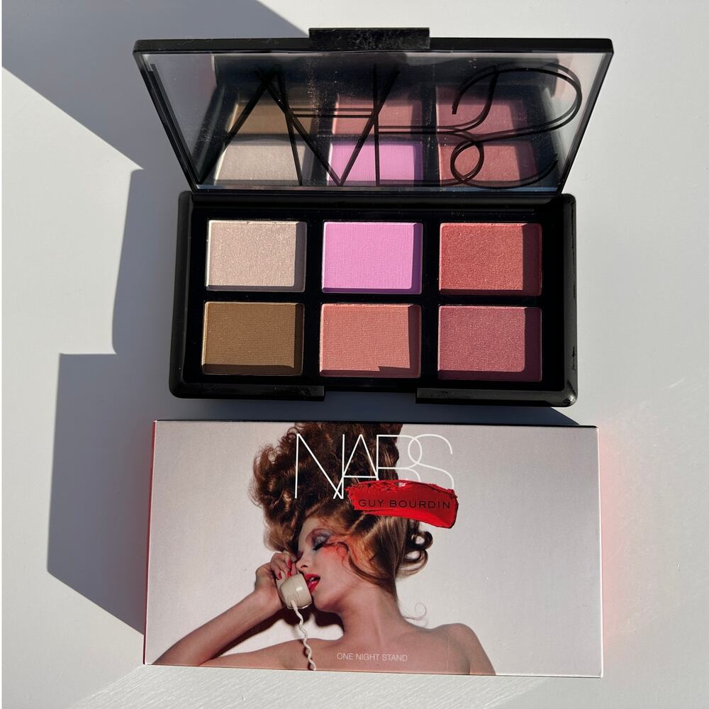 Nars Guy Bourdin One Night Stand 6 Pan Blush Palette OG Orgasm w/Talc READ DESC